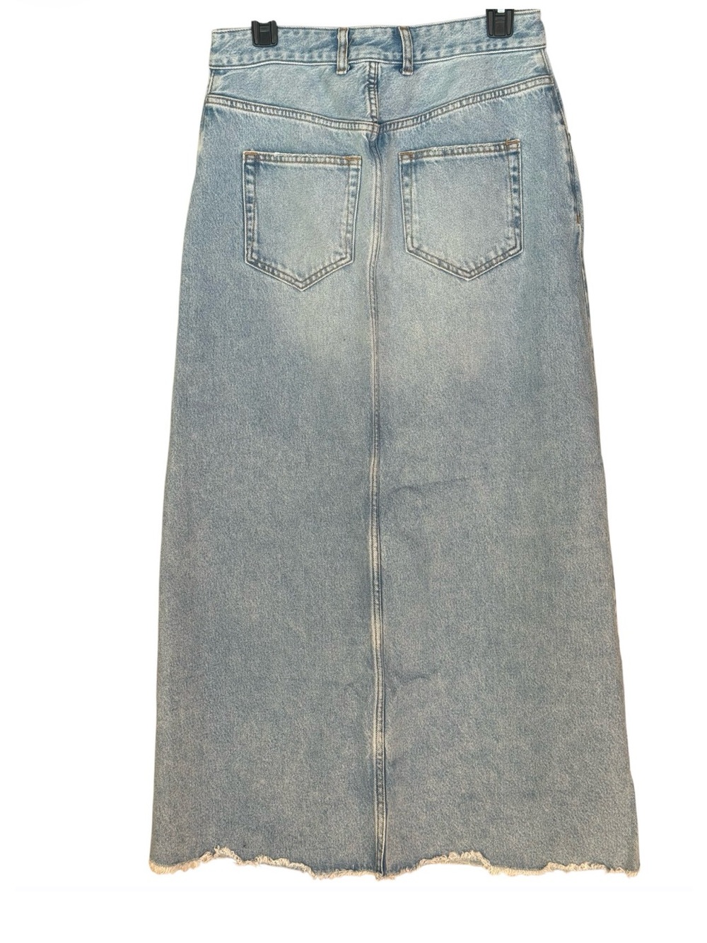 Pilcro Anthropologie Madi Front Slit Denim Maxi Skirt Size 10 - Picture 3 of 3